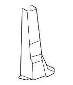 ZR31XT1AD - Body: Lower Center Pillar Trim for Chrysler: Town &amp; Country | Dodge: Grand Caravan Image