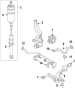 LR025616 - : Lower Control Arm for Land-Rover Image