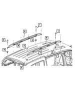 6507646AA - Body Sheet Metal Except Doors: Pan Head Screw for Mopar Image