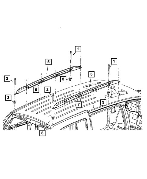 Luggage Rack for 2007 Chrysler Aspen #0