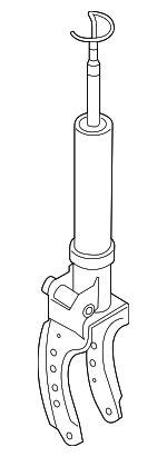 95834304851 - Suspension: Shock for Porsche: Cayenne Image