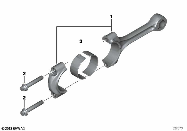 11247679319 - Engine: Connecting Rod - 3Xgelb/kl.3 for BMW-Motorrad Image image