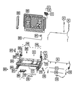 68630708AA - Interior Trim: Trim Attaching Push Nut for Mopar Image