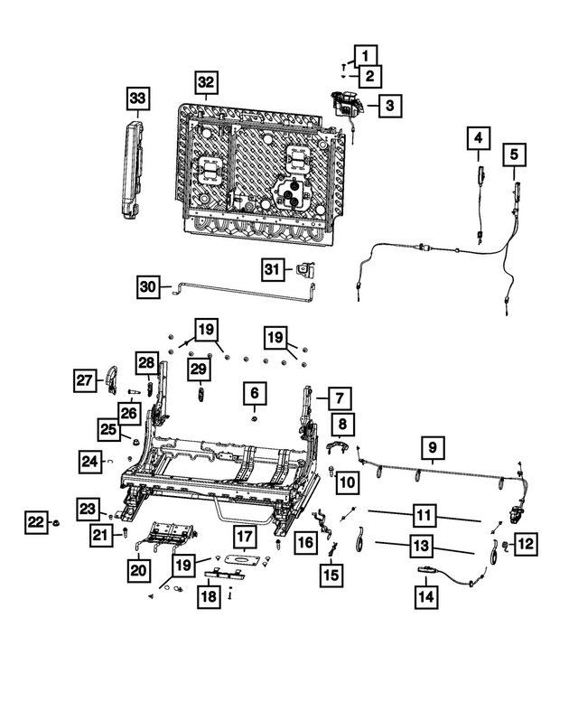 68630708AA - Interior Trim: Trim Attaching Push Nut for Mopar Image