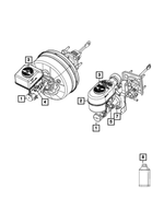 68398159AA - Brakes: Brake Master Cylinder Reservoir for Mopar Image
