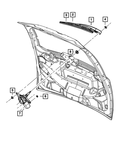 Wiper and Washer System for 2012 Ram C/V #3