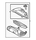 177000C151 - Engine: Air Cleaner Assembly for Toyota: Tacoma Image