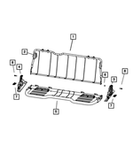 68091607AA - Interior Trim: Rear Seat Back Frame for Ram: 1500, 1500 Classic Image
