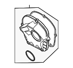 6H109121G - Cooling System: Engine Timing Cover for Audi: A3, A3 Quattro, A4, A4 Quattro, A5, A5 Quattro, A6, A6 Quattro, allroad, Q3, Q3 Quattro, Q5, TT, TT Quattro Image