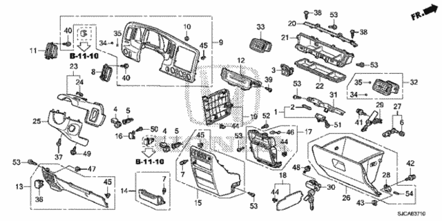 Instrument Panel Garnish for 2014 Honda Ridgeline #0