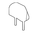 7191002F60B1 - Body: Headrest for Toyota: Matrix Image