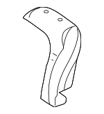 7155202530 - Body: Seat Back Pad for Toyota: Corolla, Matrix Image