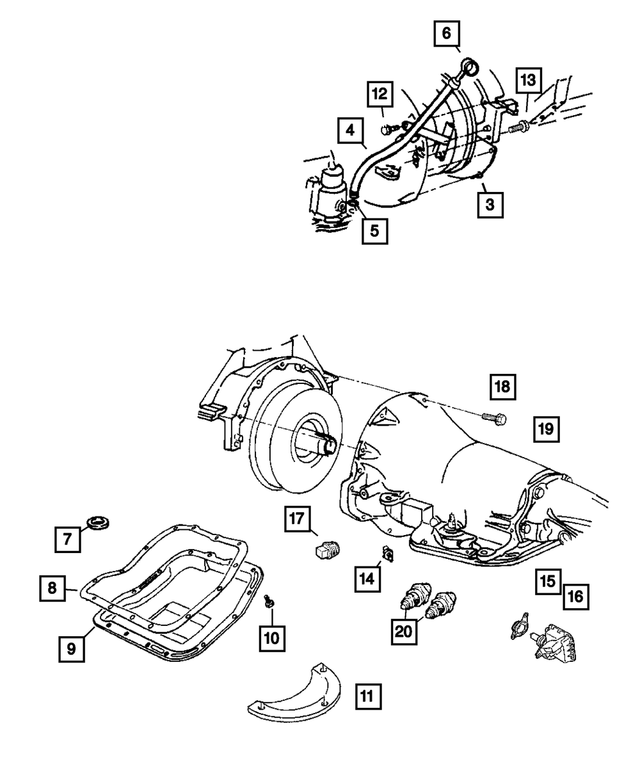 154596 - Automatic Transmission 4 Speed [DG8]: Screw for Mopar Image