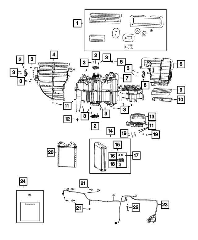 « 68048615AA – Air Conditioners and Heaters : Boulon pour Mopar Image »