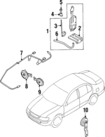 2823631U10 - : Mount Bracket for Infiniti Image