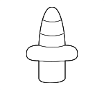 11589290 - Electrical: Antenna Assembly Retainer for GM Image