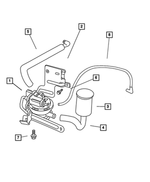 4854184 - Emission Systems: Leak Detection Pump Bracket for Mopar Image