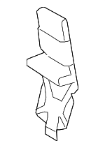 737090C010 - Electrical: Child Seat Bracket for Toyota: Tundra Image