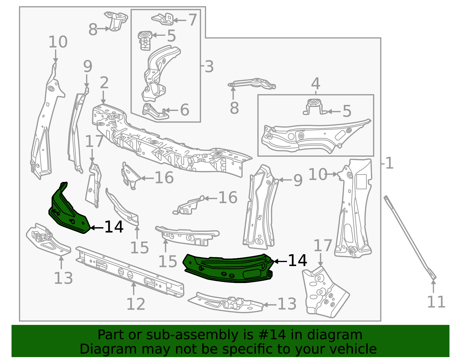 2023-2026 GM Lower Support 85525475 GM | GMPartsDirect.com