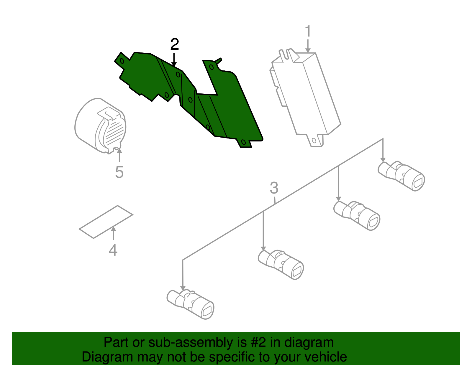 Control Module Bracket (66-21-8-369-025)