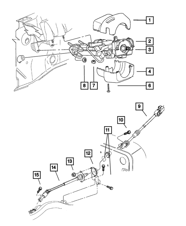 « 5GN31LAZAD – Steering : Colonne De Direction Tuyere pour Mopar Image »