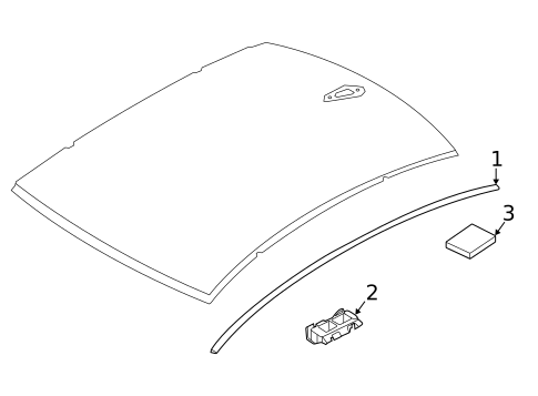 Exterior Trim - Roof for 2024 BMW M235i xDrive Gran Coupe #0
