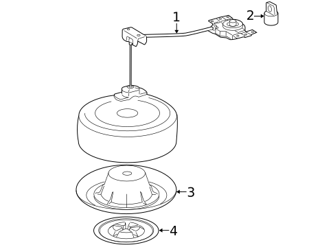 Spare Tire Carrier for 2007 Toyota Highlander #0