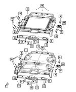 5RW49HDAAB - Interior Trim: Headliner for Mopar Image