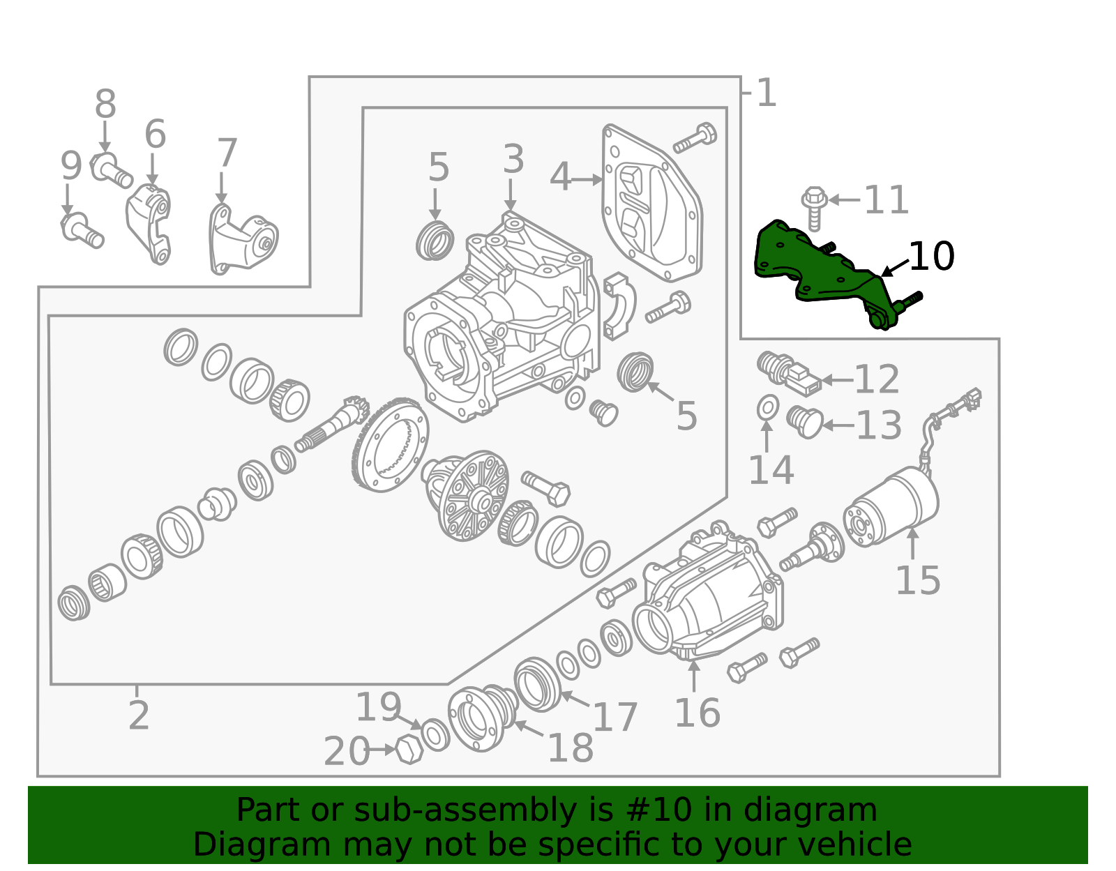 L214-28-69YA - Rear Mount - 2007-2015 Mazda CX-9 | Mazda Parts Factor