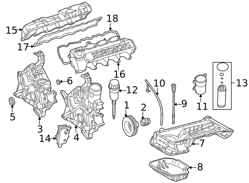 Engine Parts for 1999 Mercedes-Benz CLK430 #2