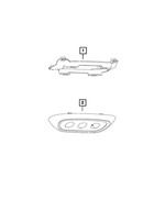 5RU07HDAAA - Interior Trim: Hvac Bezel for Mopar Image image