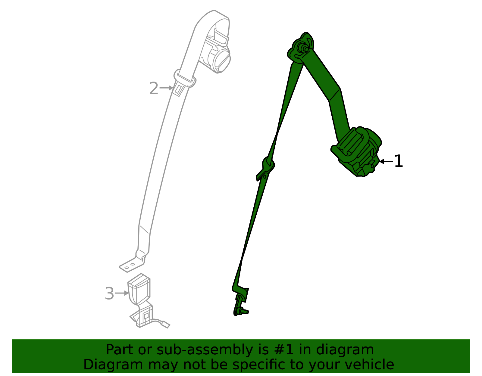 Outer Belt Assembly - BMW (72117941651)