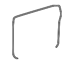 6231235030 - Body: Weather-strip On Body for Toyota: FJ Cruiser Image