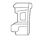 7468235010 - : Grip Handle Retainer Bracket for Toyota: FJ Cruiser Image