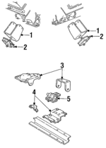 3894712 - Engine: Mount for Dodge: D100, D150, D250, D350, Ramcharger, W100, W150, W250, W350 Image