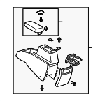 5891012560B0 - Body: Center Console for Scion: xB Image