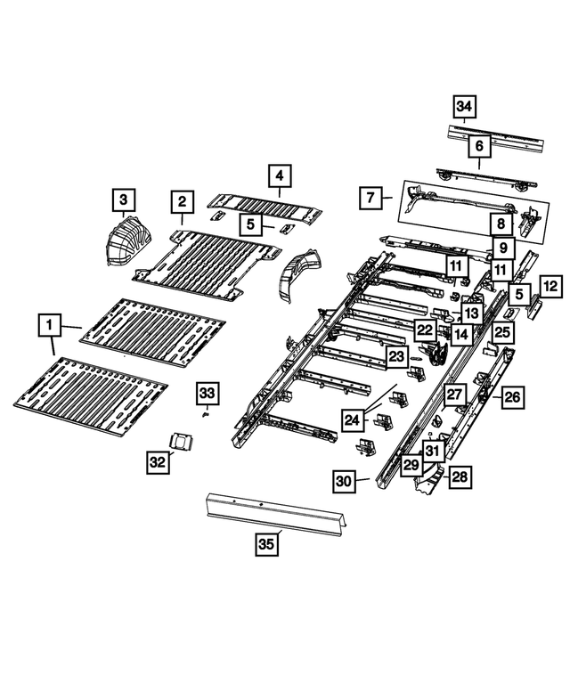 68590165AA - : Rear Bumper for Mopar Image