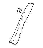 9039667 - Body: Body C-Pillar Trim Panel for Buick: LaCrosse Image