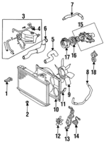 161004983783 - Cooling System: Water Pump Assembly for Lexus Image