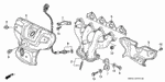 18115P00004 - Engine: GASKET, EX. MANIFOLD (ISHINO GASKET) for Honda Image