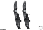 61319504968 - Vehicle Electrical System: Control Panel Center Console for BMW Image