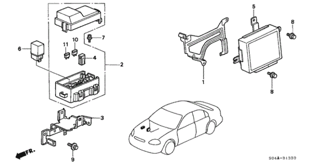 ABS Unit for 2000 Honda Civic #0