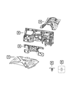 6506098AA - Interior Trim: Push In Pin for Mopar Image