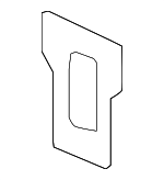 2013-2017 Honda Accord - Plate R Rear Frame End