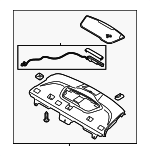 856103Q000HZ - Body: Pkg Tray Trim for Hyundai: Sonata Image