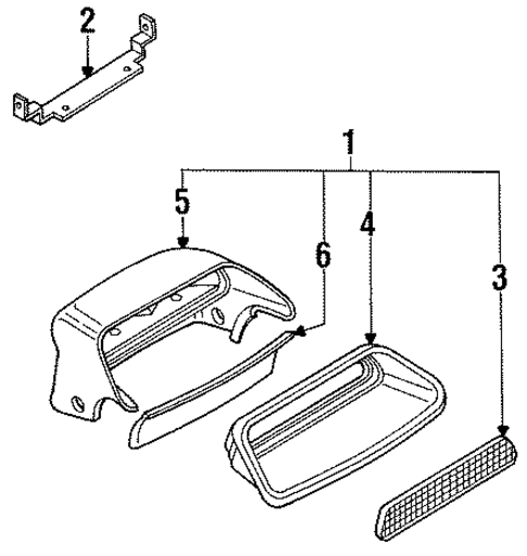 High Mount Lamps for 1993 Nissan 240SX #0