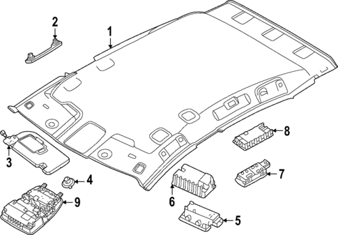 Interior Trim - Roof for 2023 Nissan ARIYA #0