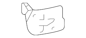 5722548060 - Belts &amp; Cooling: Radiator Support Panel Reinforcement for Toyota Image