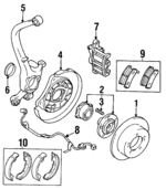 MR289056 - : Rear Speed Sensor for Mitsubishi: Eclipse Image