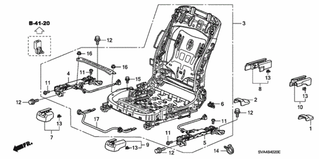 Front Seat Components (R.) (-'07) for 2007 Honda Civic #0